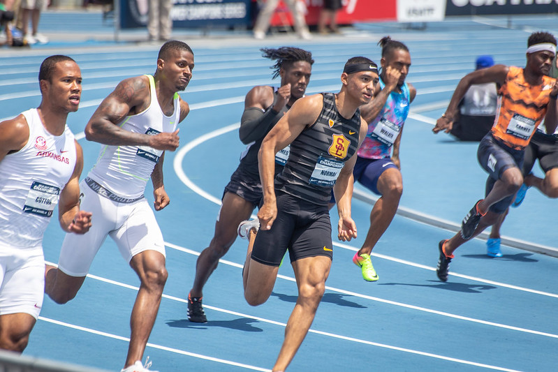 Trying to find the professional track & field athletes at USA Outdoor National Championships